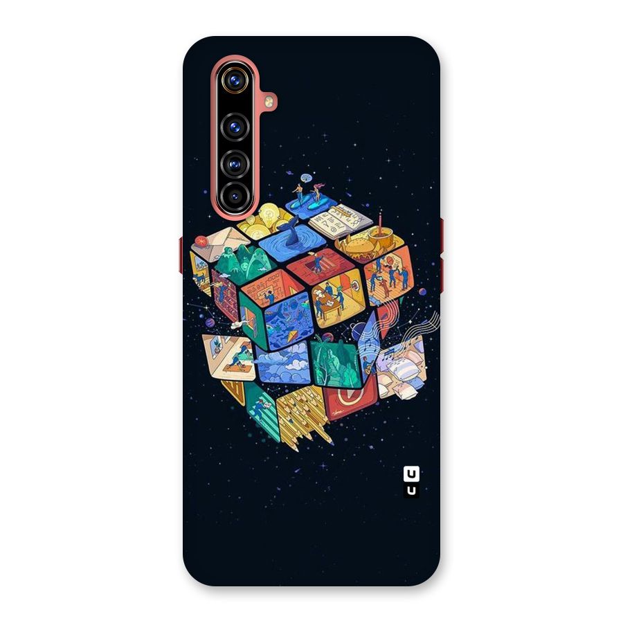 Coloured Rubic Back Case for Realme X50 Pro