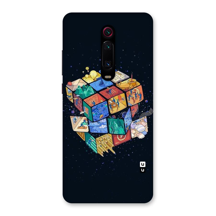 Coloured Rubic Back Case for Redmi K20