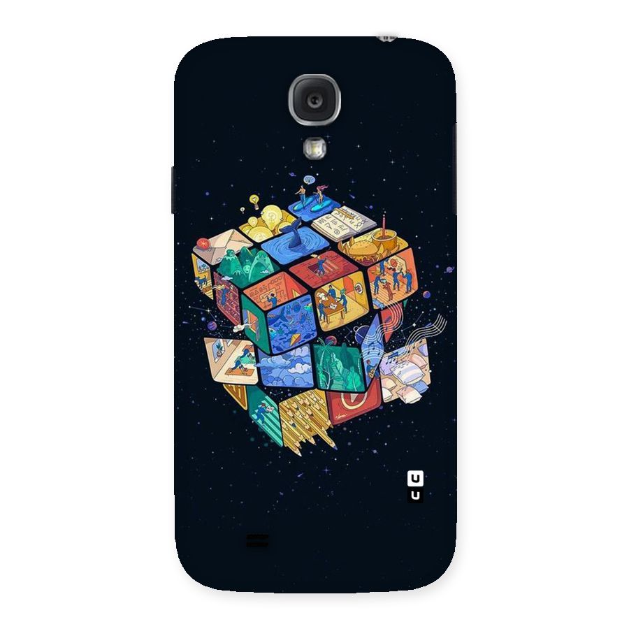Coloured Rubic Back Case for Samsung Galaxy S4