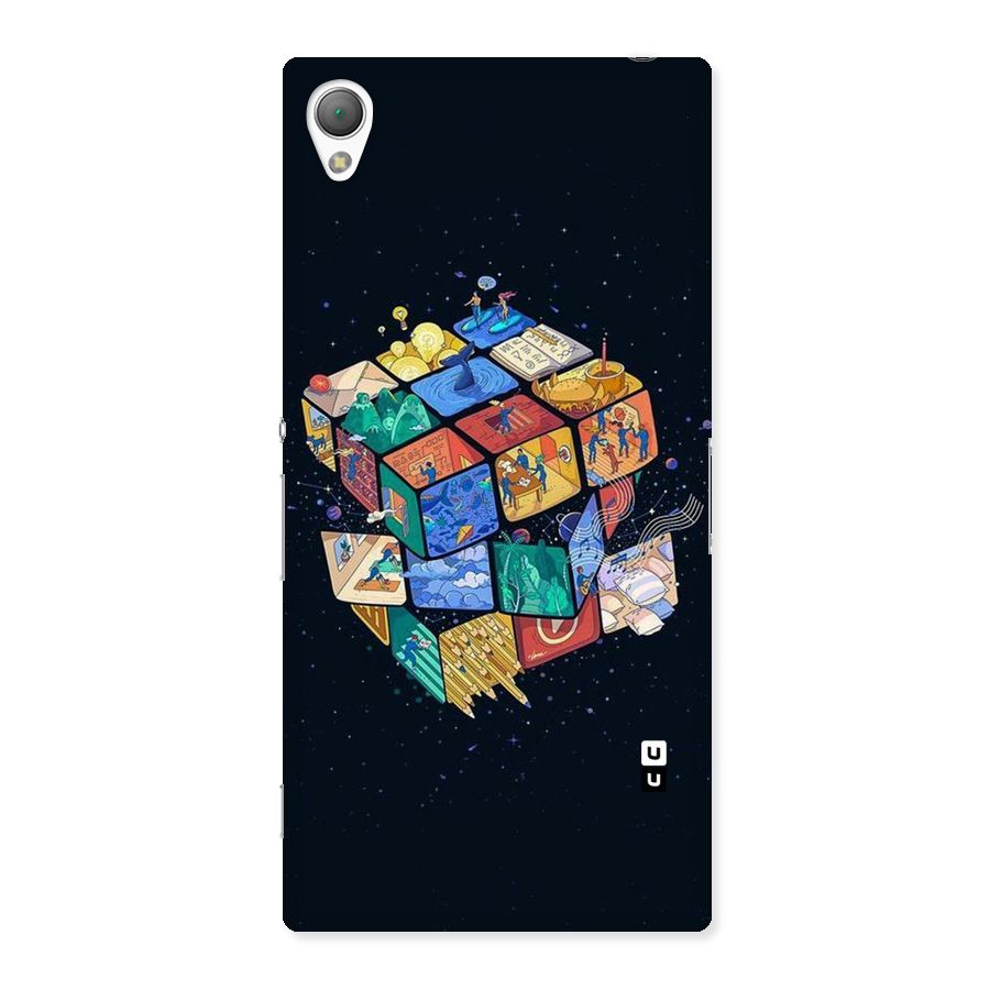 Coloured Rubic Back Case for Sony Xperia Z3
