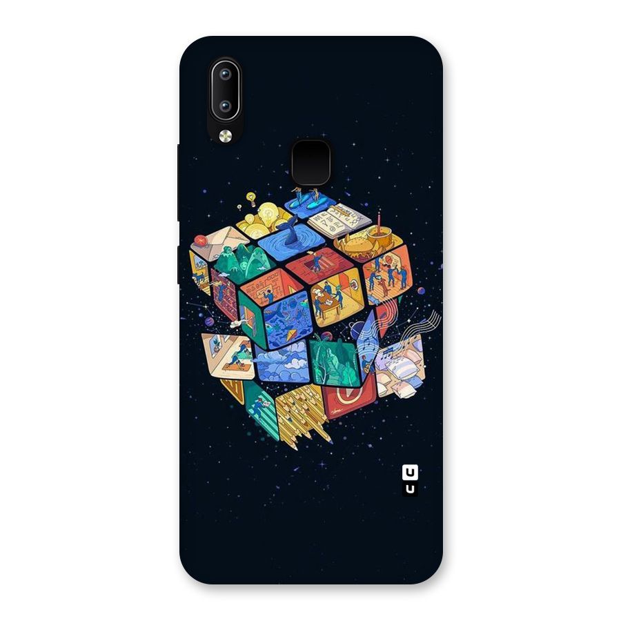 Coloured Rubic Back Case for Vivo Y93