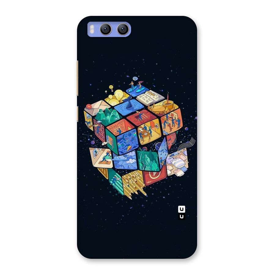 Coloured Rubic Back Case for Xiaomi Mi 6