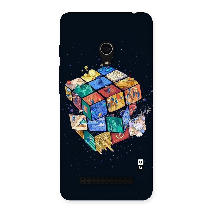Coloured Rubic Back Case for Zenfone 5