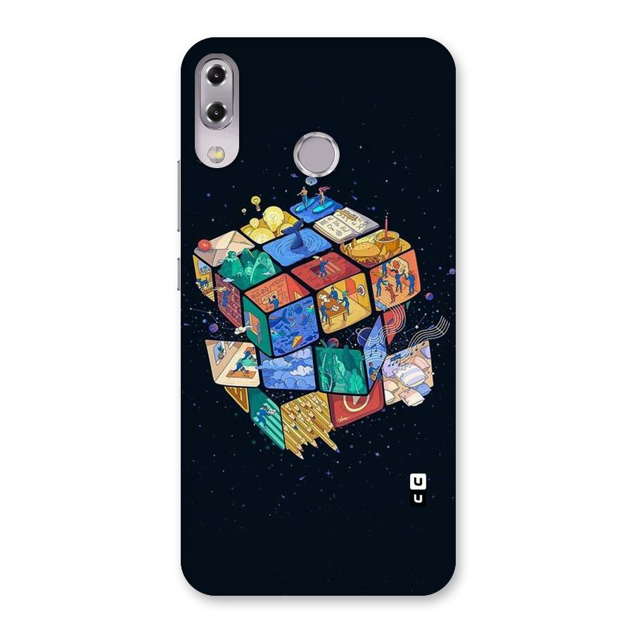 Coloured Rubic Back Case for Zenfone 5Z