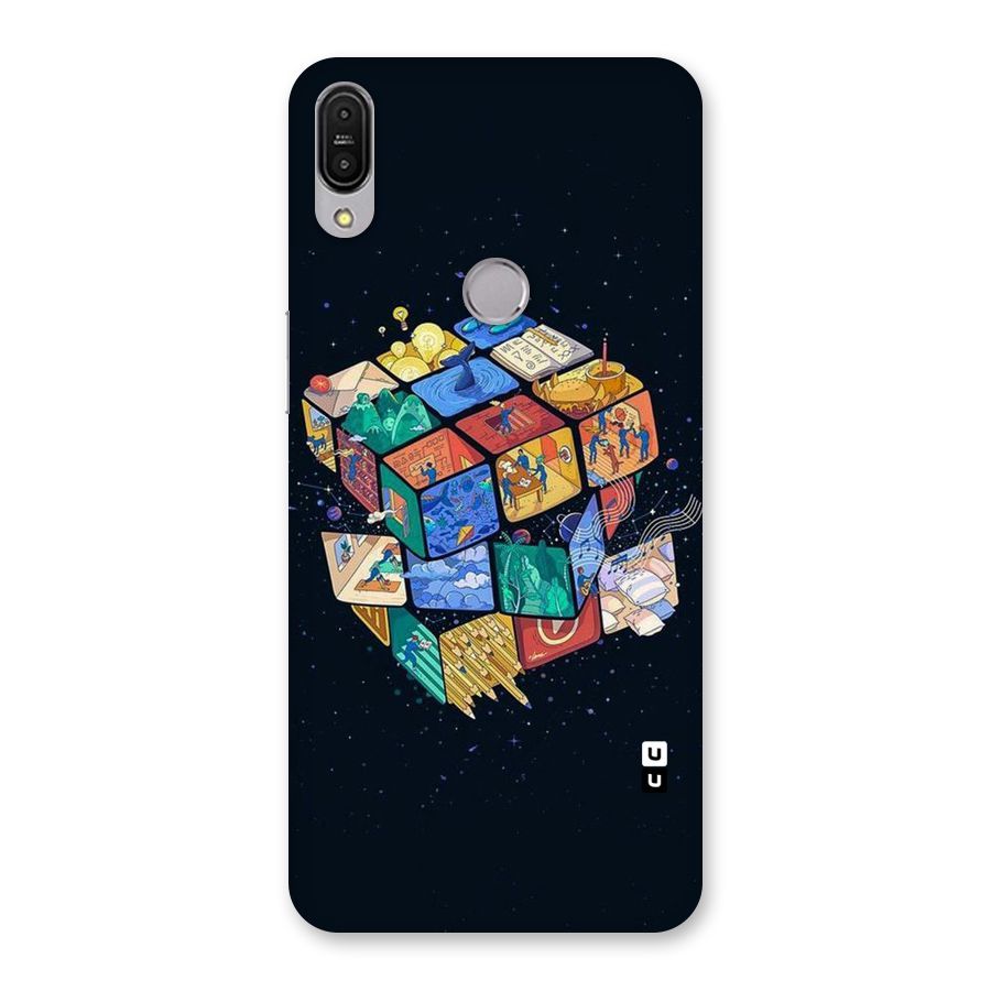 Coloured Rubic Back Case for Zenfone Max Pro M1