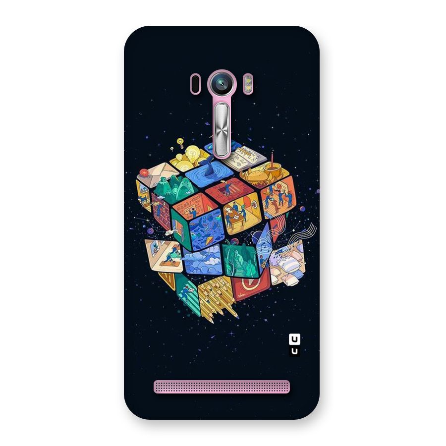 Coloured Rubic Back Case for Zenfone Selfie