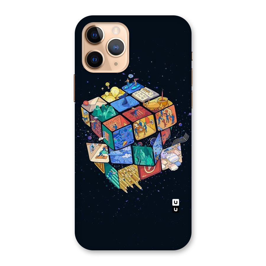 Coloured Rubic Back Case for iPhone 11 Pro