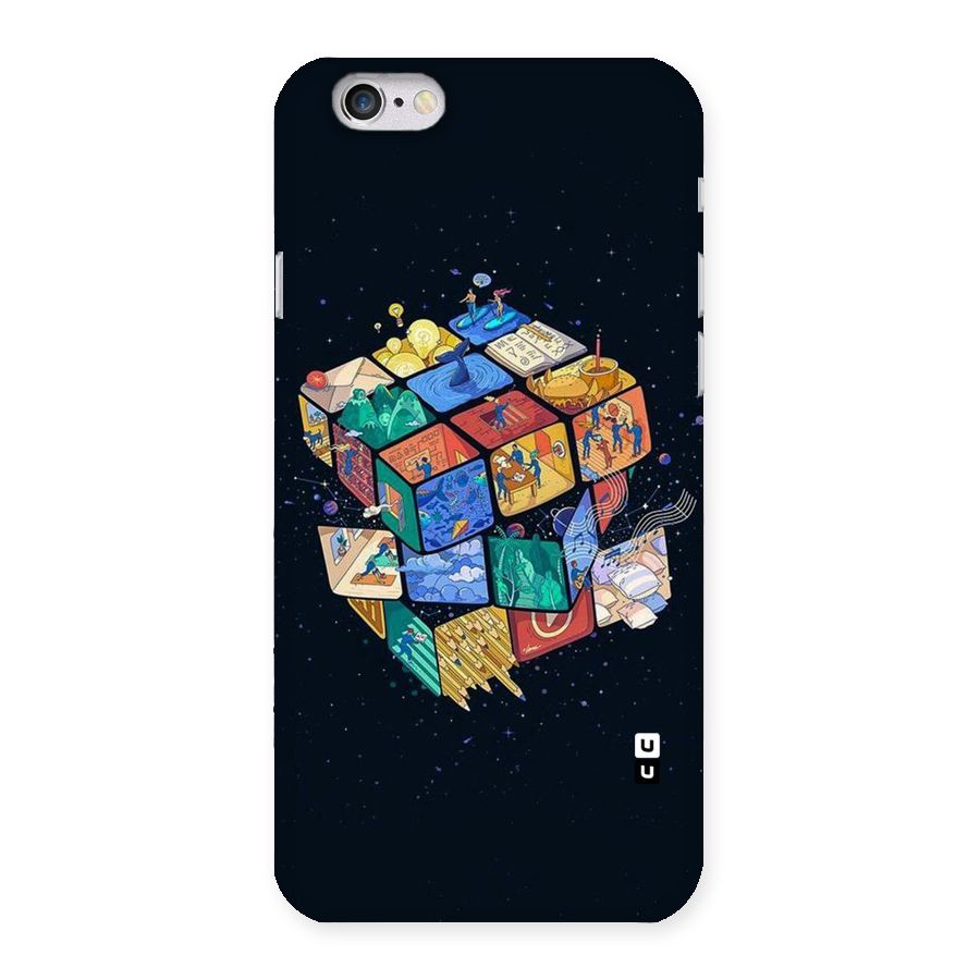 Coloured Rubic Back Case for iPhone 6 6S
