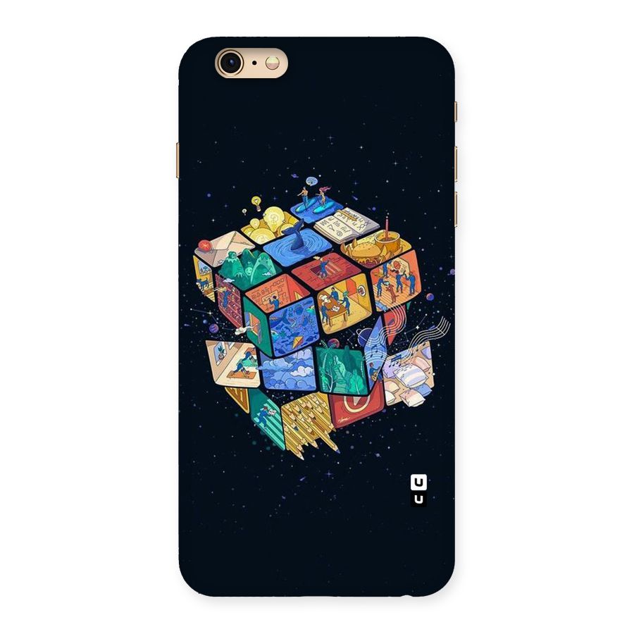 Coloured Rubic Back Case for iPhone 6 Plus 6S Plus