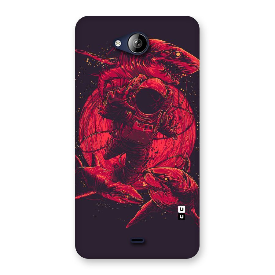 Coloured Spaceman Back Case for Canvas Play Q355