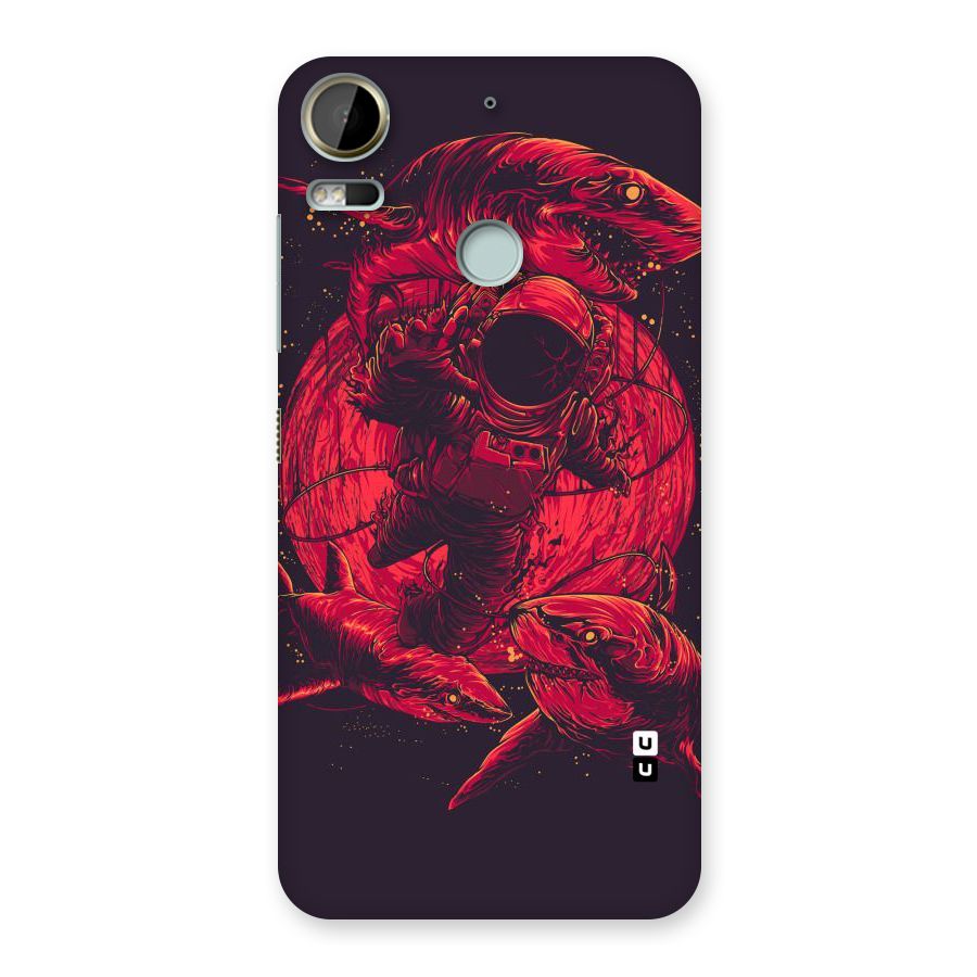 Coloured Spaceman Back Case for Desire 10 Pro