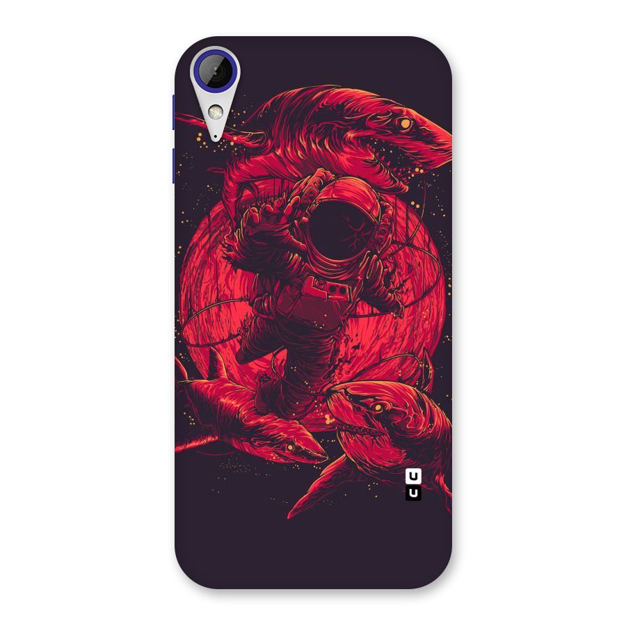 Coloured Spaceman Back Case for Desire 830