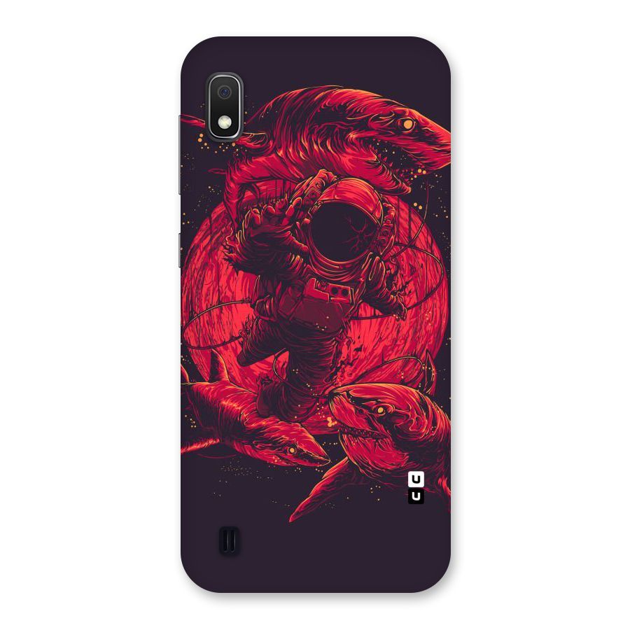 Coloured Spaceman Back Case for Galaxy A10