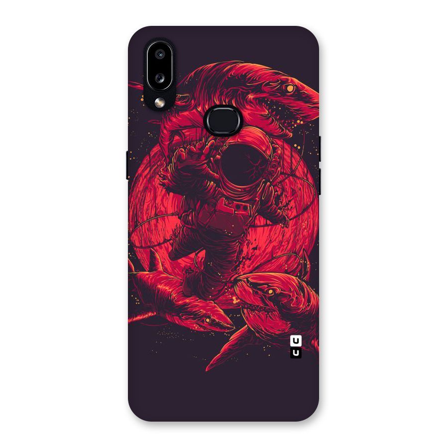 Coloured Spaceman Back Case for Galaxy A10s