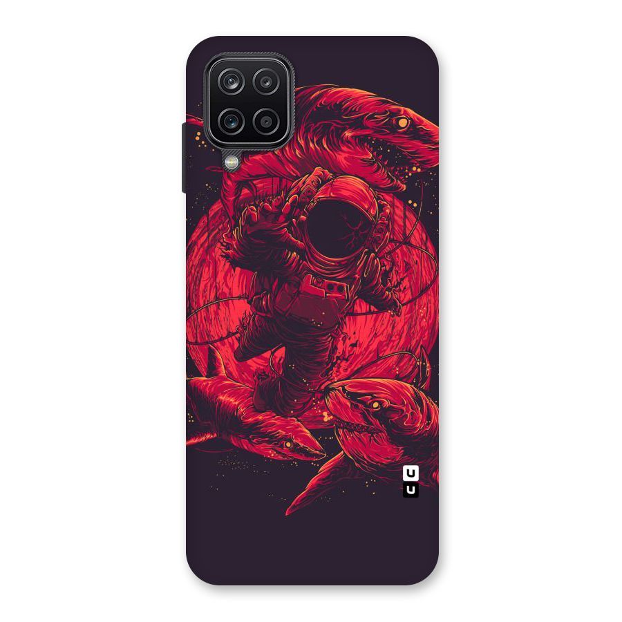 Coloured Spaceman Back Case for Galaxy A12