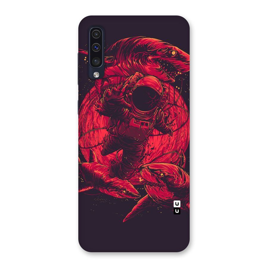 Coloured Spaceman Back Case for Galaxy A50