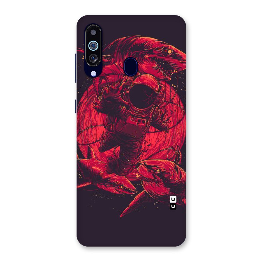 Coloured Spaceman Back Case for Galaxy A60