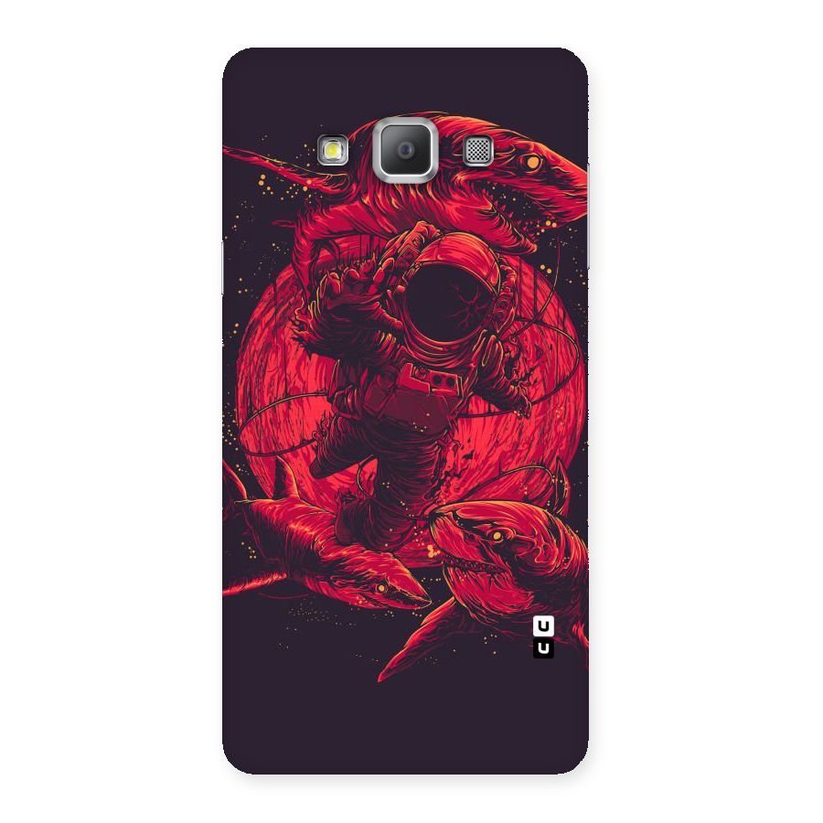 Coloured Spaceman Back Case for Galaxy A7