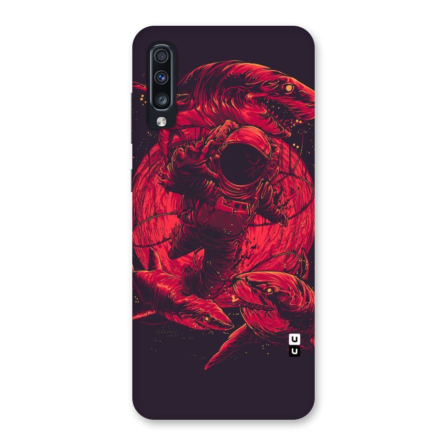 Coloured Spaceman Back Case for Galaxy A70