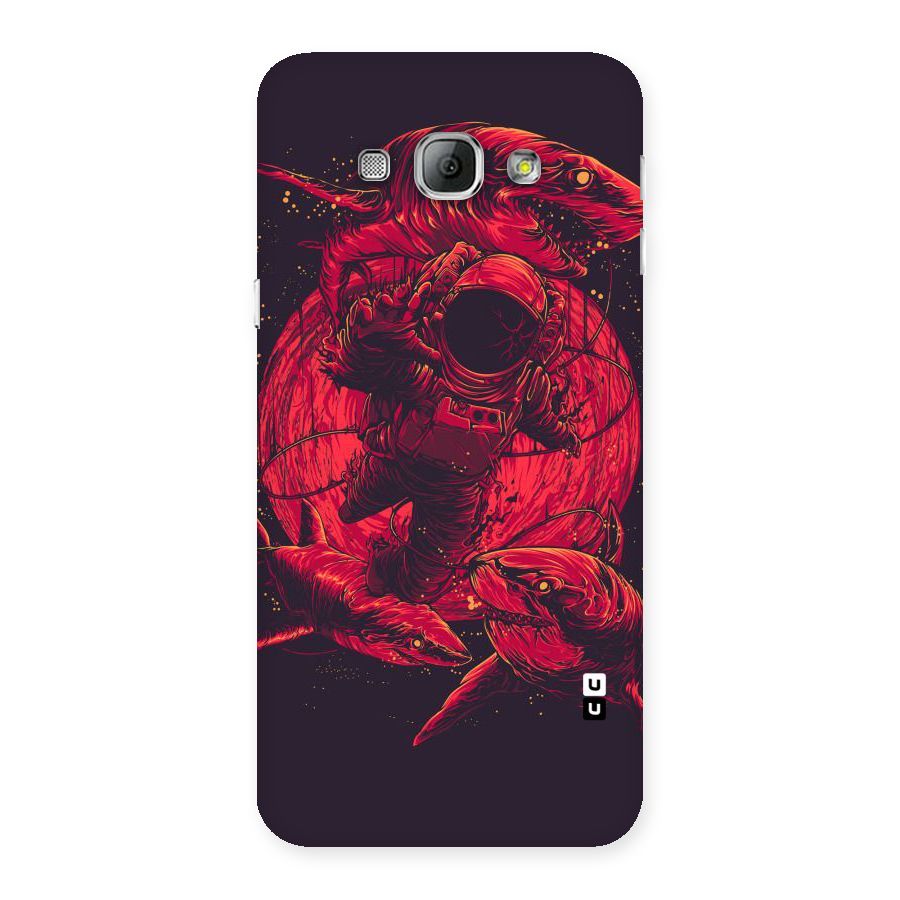 Coloured Spaceman Back Case for Galaxy A8