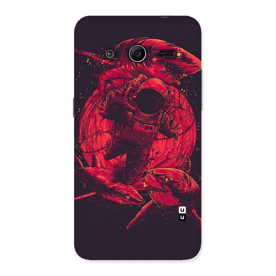 Coloured Spaceman Back Case for Galaxy Core 2