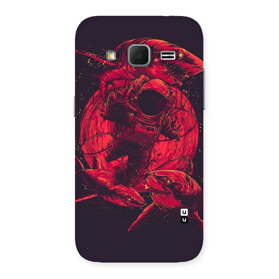 Coloured Spaceman Back Case for Galaxy Core Prime