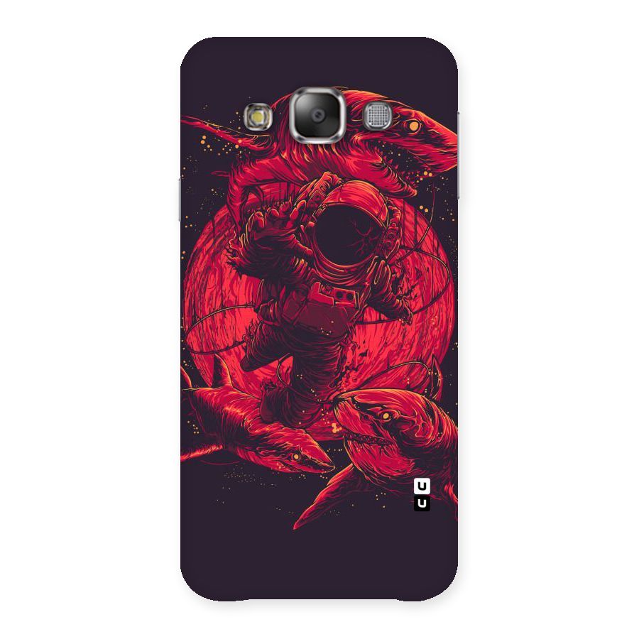 Coloured Spaceman Back Case for Galaxy E7