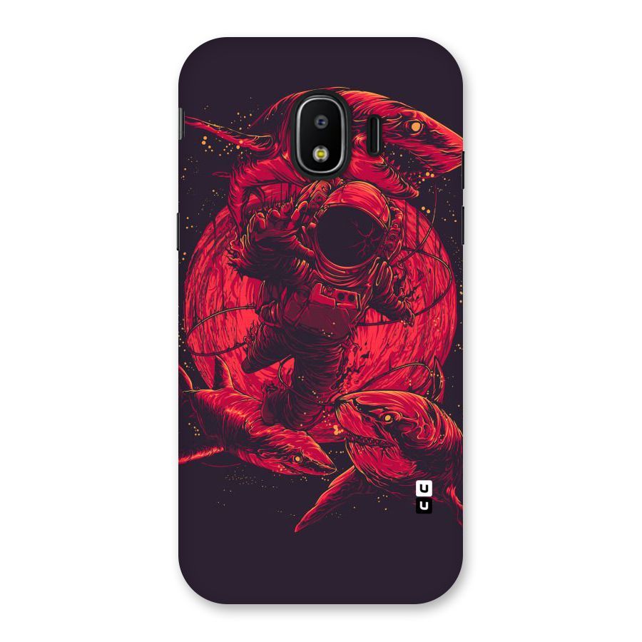 Coloured Spaceman Back Case for Galaxy J2 Pro 2018