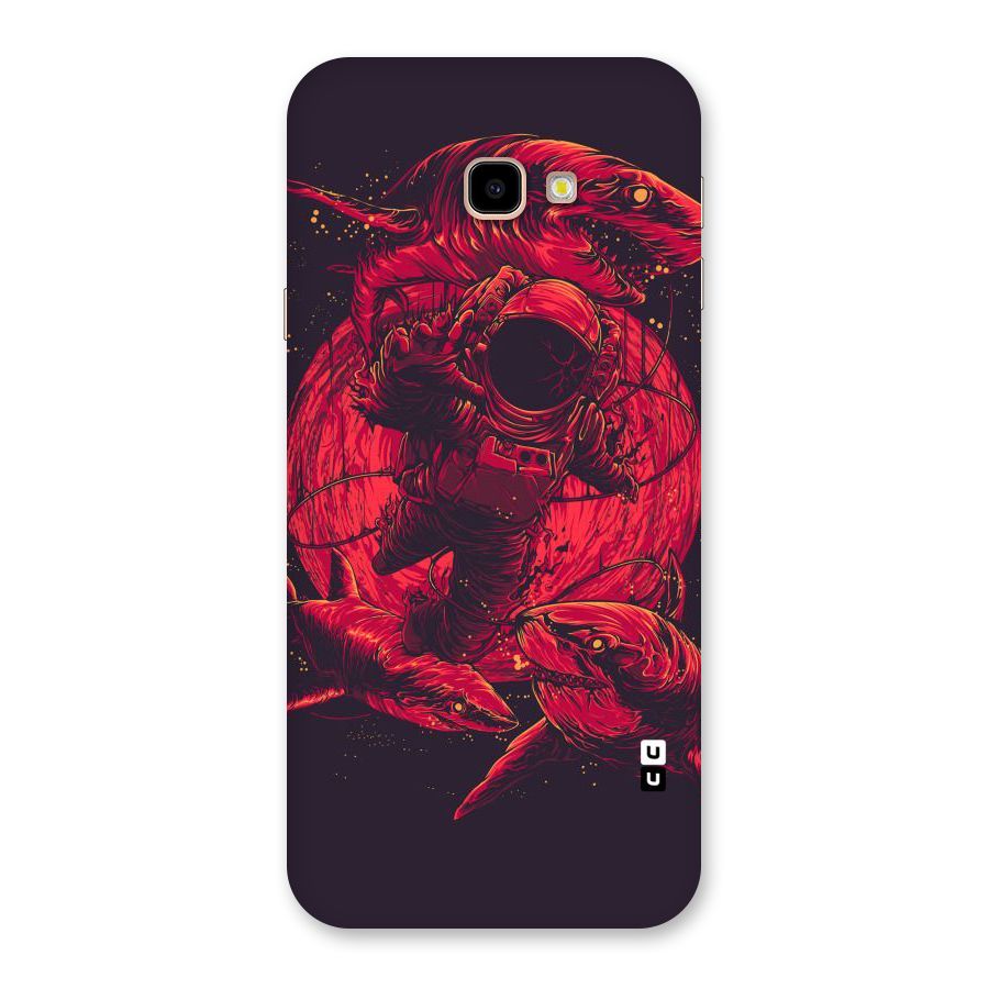 Coloured Spaceman Back Case for Galaxy J4 Plus