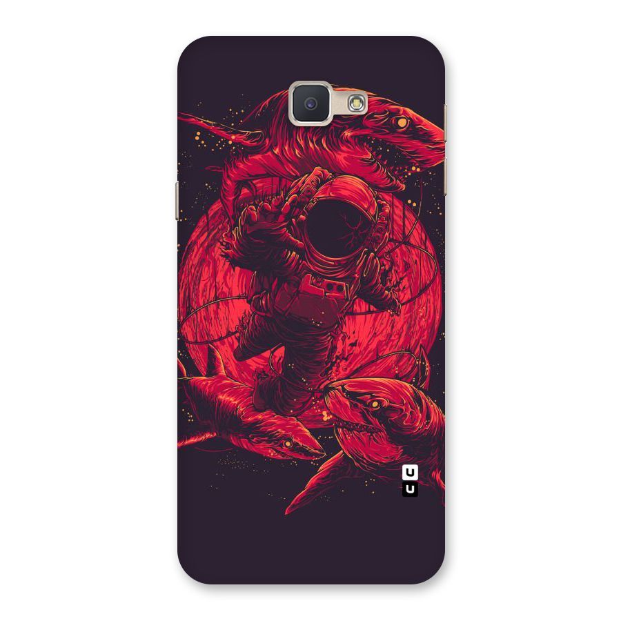 Coloured Spaceman Back Case for Galaxy J5 Prime