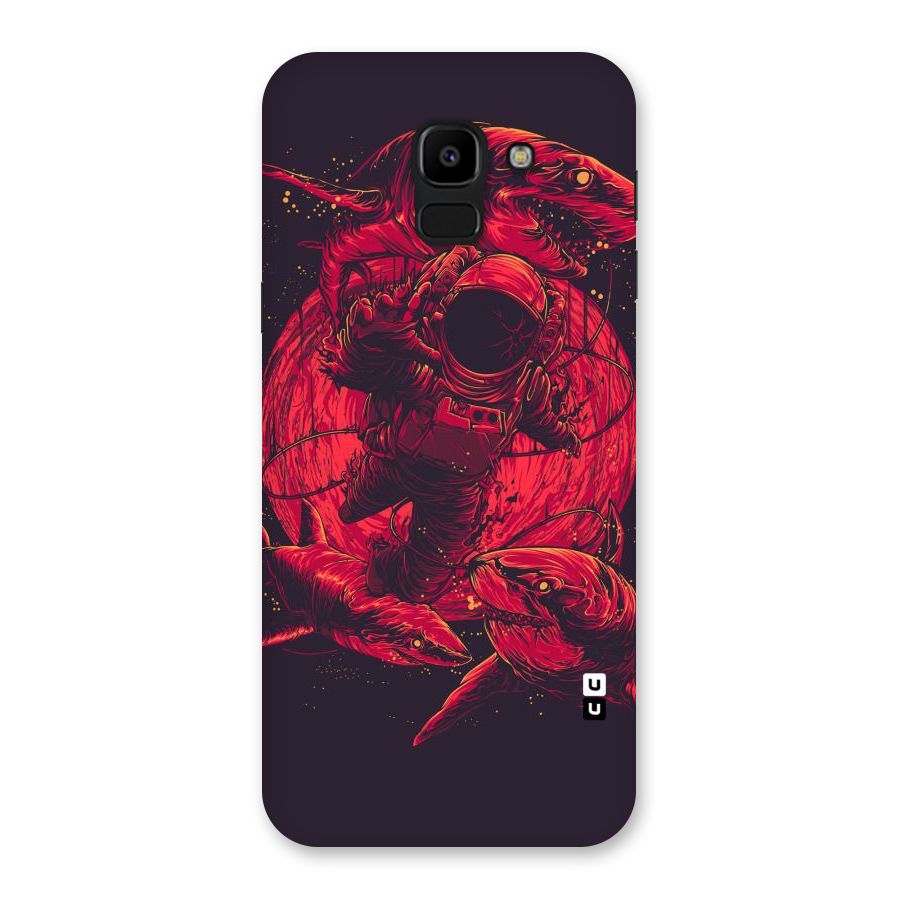 Coloured Spaceman Back Case for Galaxy J6
