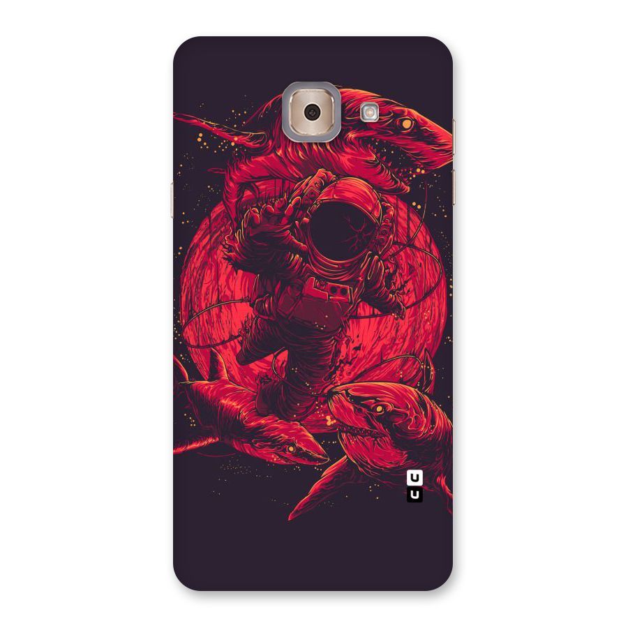 Coloured Spaceman Back Case for Galaxy J7 Max