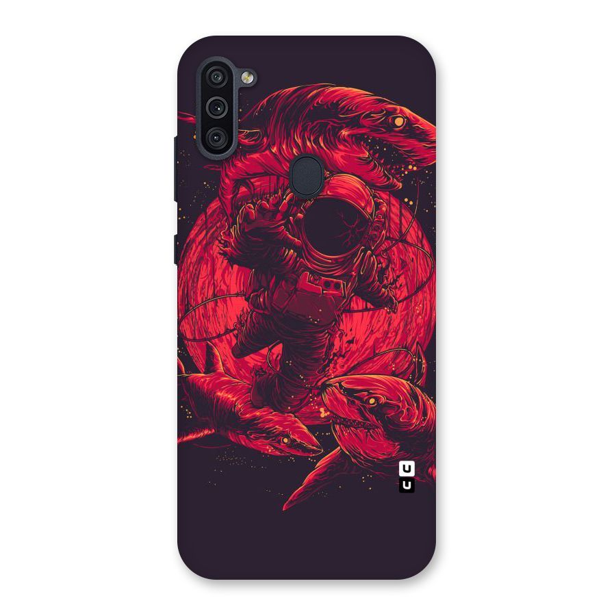 Coloured Spaceman Back Case for Galaxy M11