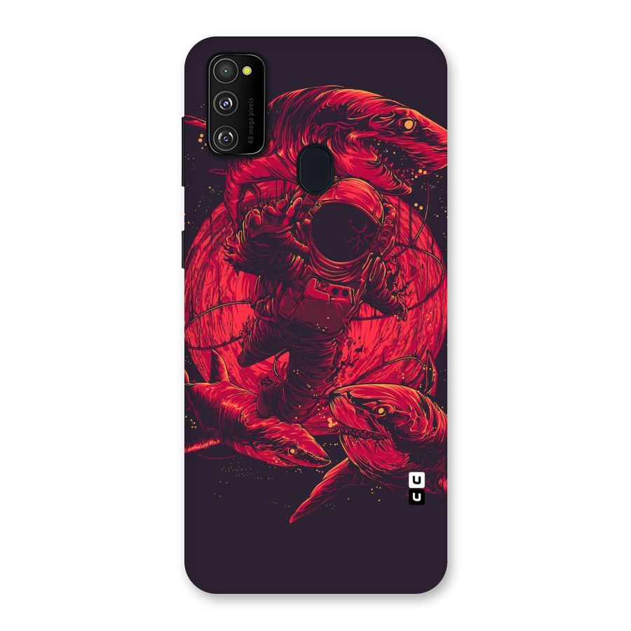 Coloured Spaceman Back Case for Galaxy M30s