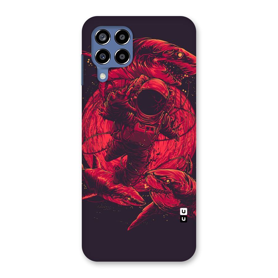 Coloured Spaceman Back Case for Galaxy M53 5G
