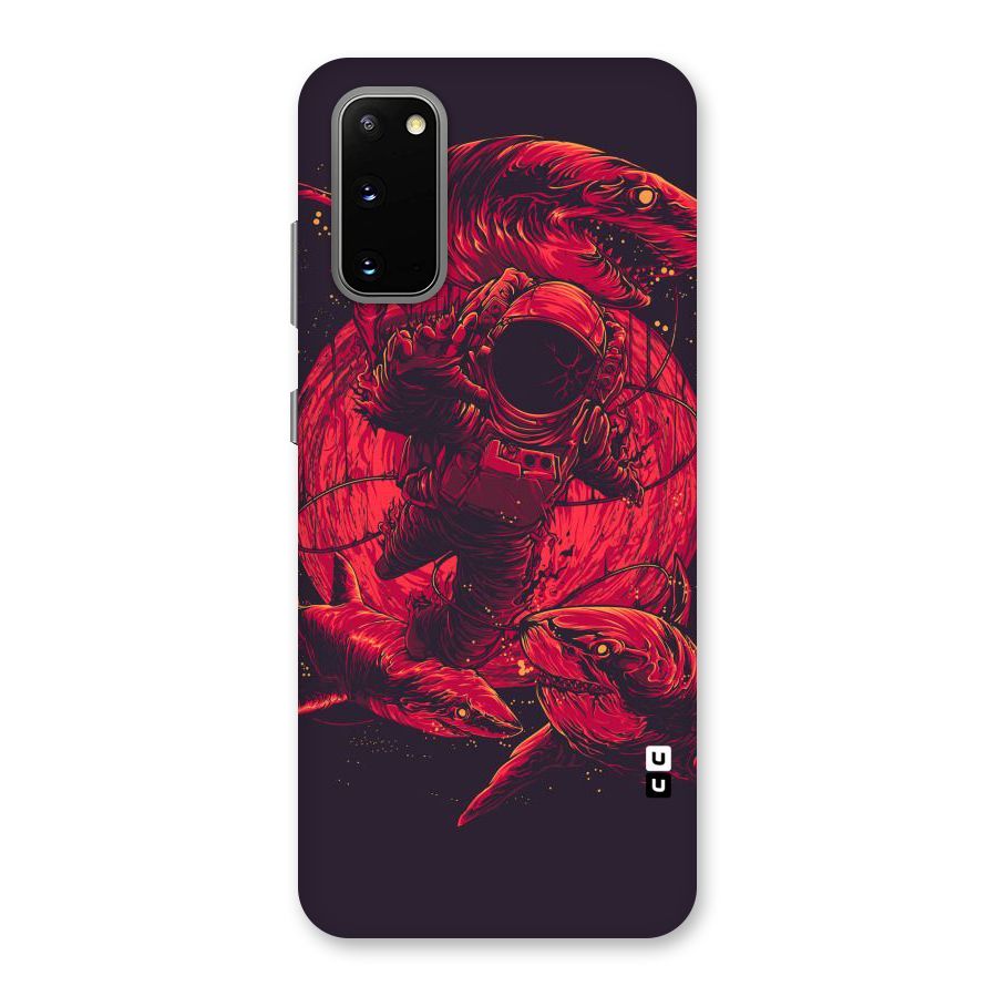 Coloured Spaceman Back Case for Galaxy S20