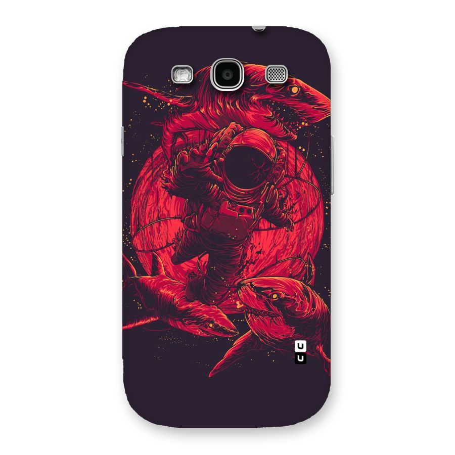 Coloured Spaceman Back Case for Galaxy S3