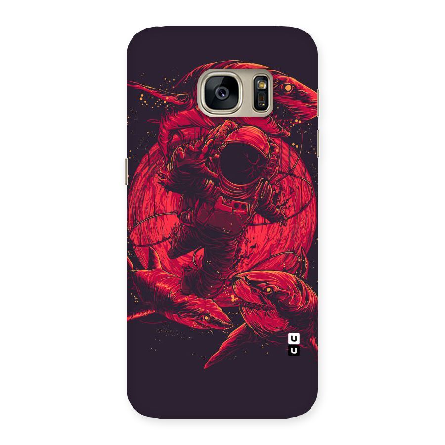 Coloured Spaceman Back Case for Galaxy S7