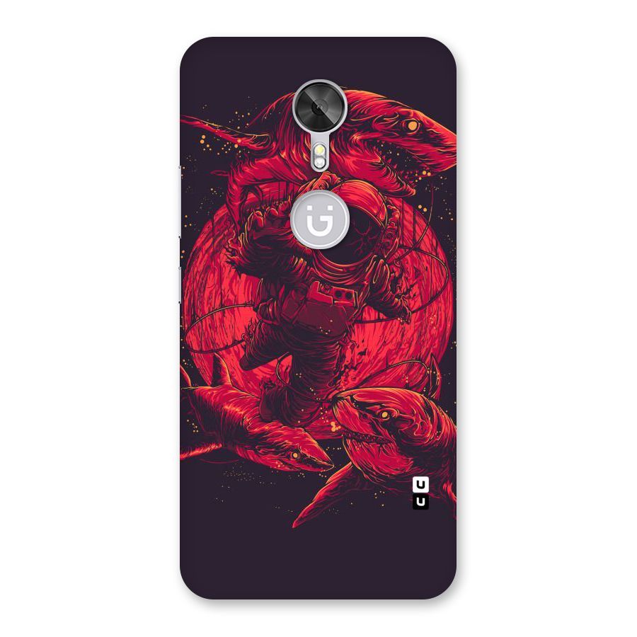Coloured Spaceman Back Case for Gionee A1