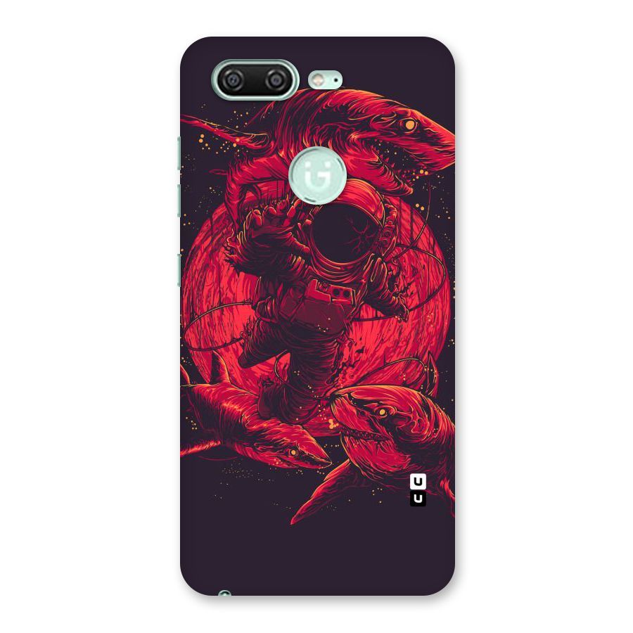 Coloured Spaceman Back Case for Gionee S10