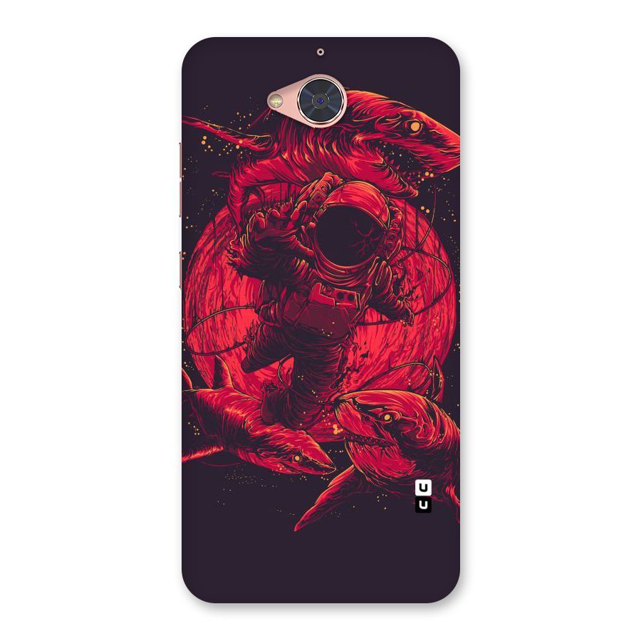 Coloured Spaceman Back Case for Gionee S6 Pro