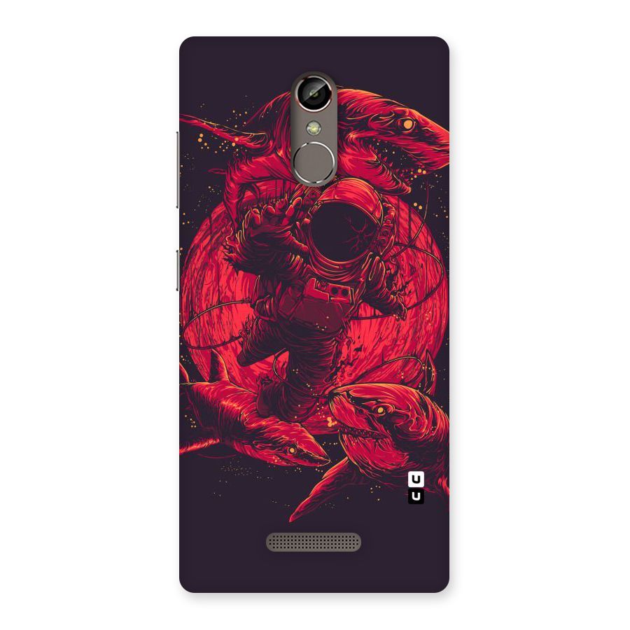 Coloured Spaceman Back Case for Gionee S6s