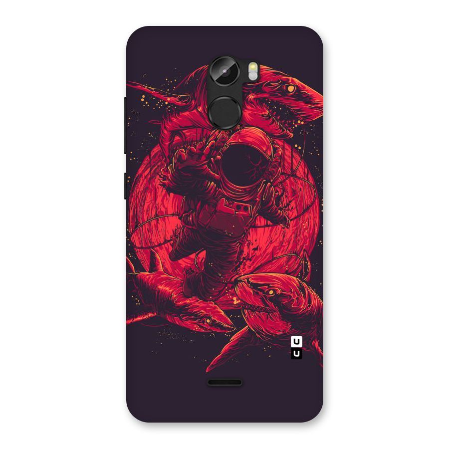 Coloured Spaceman Back Case for Gionee X1