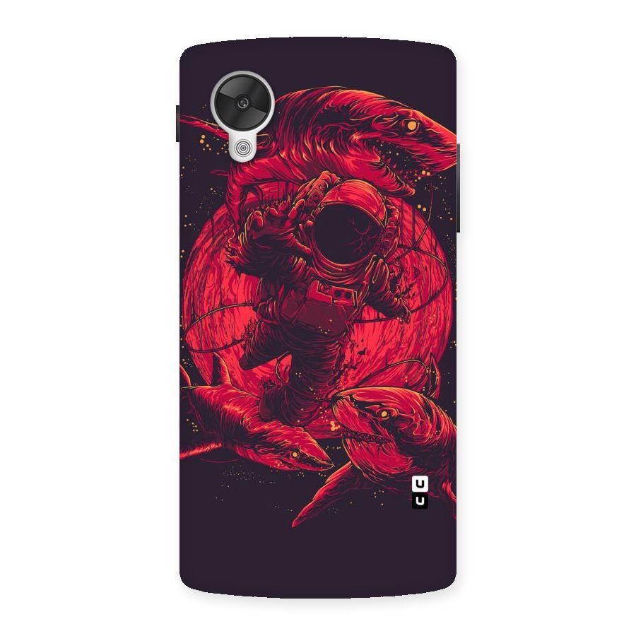 Coloured Spaceman Back Case for Google Nexsus 5