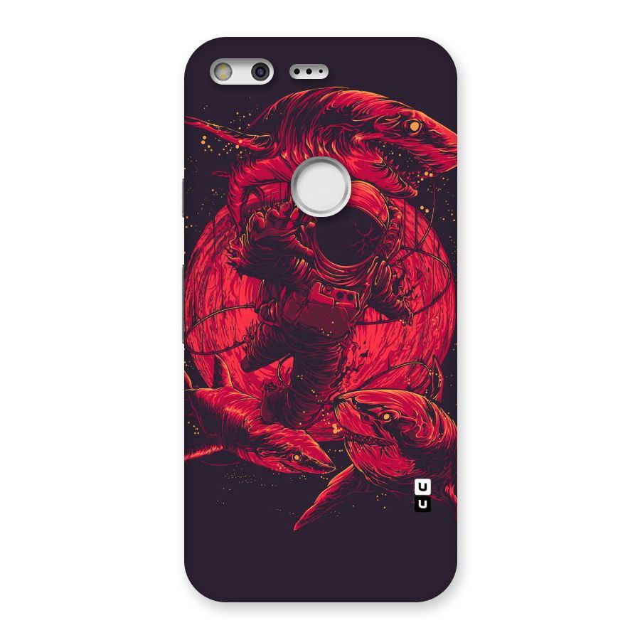 Coloured Spaceman Back Case for Google Pixel