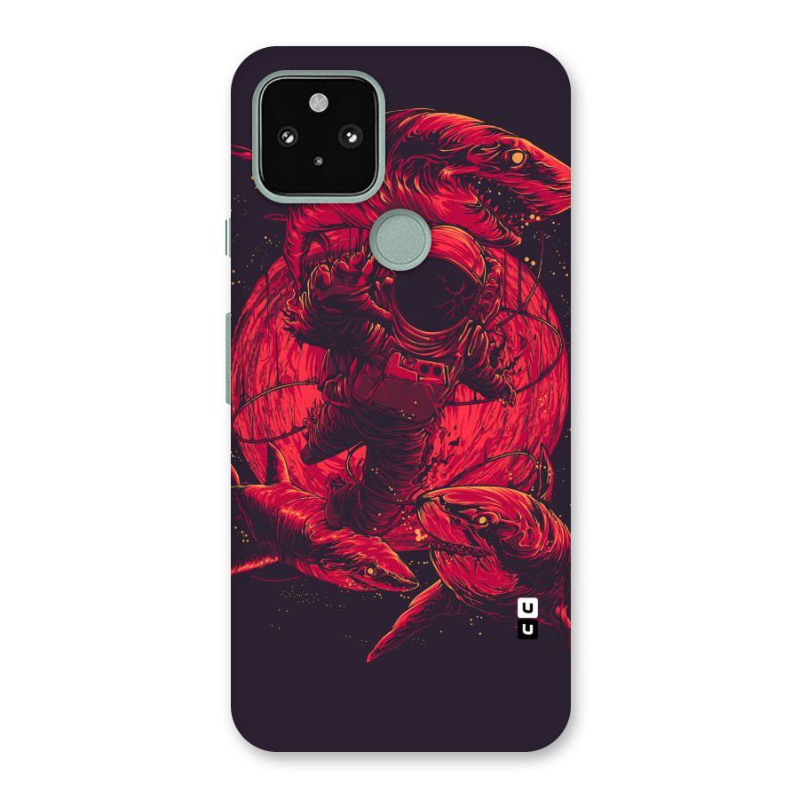 Coloured Spaceman Back Case for Google Pixel 5