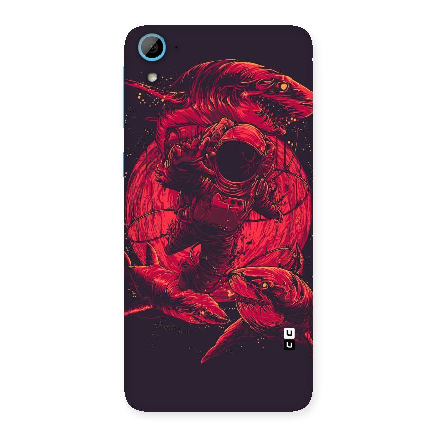 Coloured Spaceman Back Case for HTC Desire 826