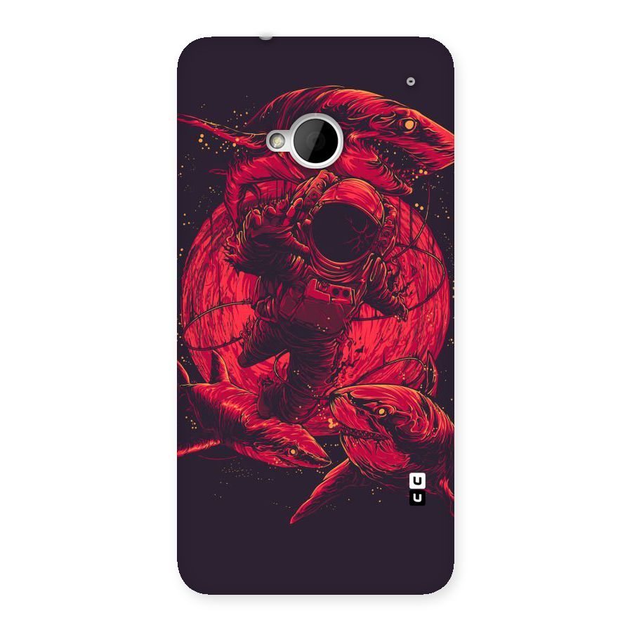 Coloured Spaceman Back Case for HTC One M7