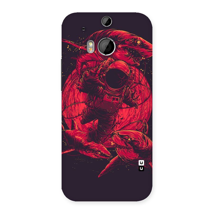 Coloured Spaceman Back Case for HTC One M8