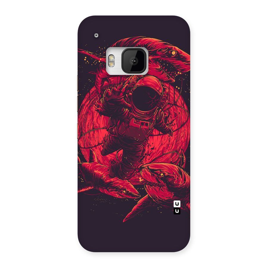 Coloured Spaceman Back Case for HTC One M9